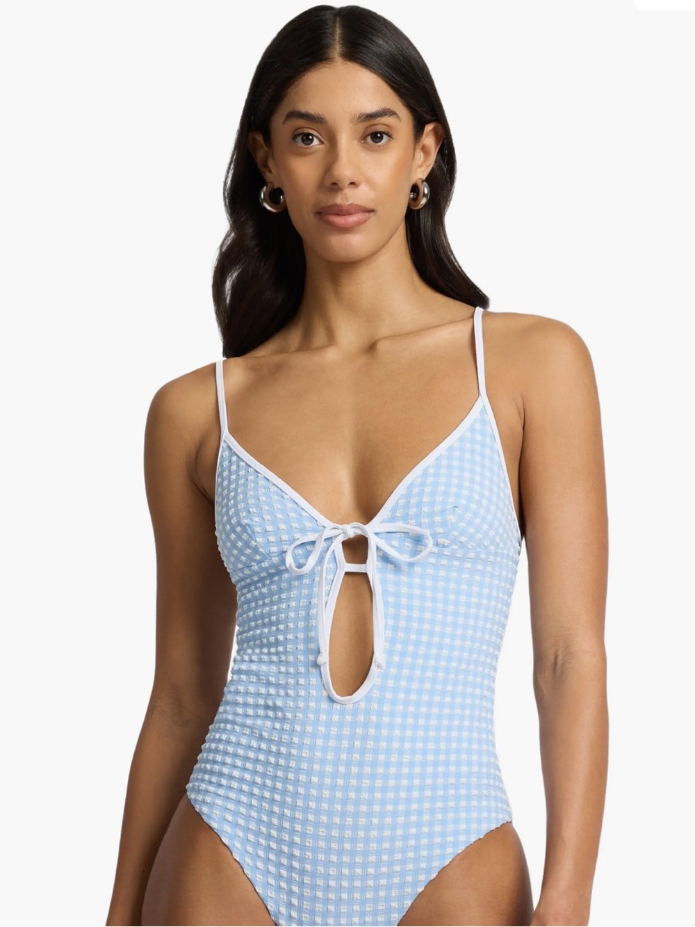 NWT Onia Soleil tie front One-Piece Swimsuit